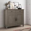 Simpli Home Connaught Solid Wood 40 in. Wide Traditional Entryway Storage  Cabinet in Distressed Grey AXCCON47-GR - The Home Depot