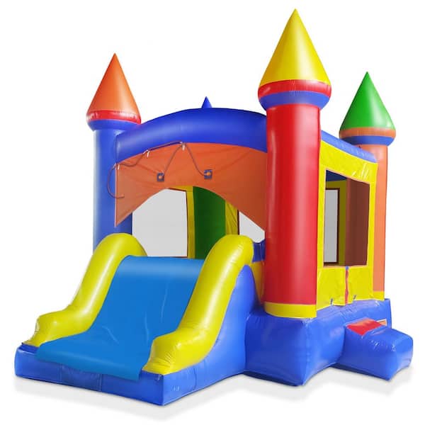 Cloud 9 Castle Inflatable Combo Bounce House with Water Slide