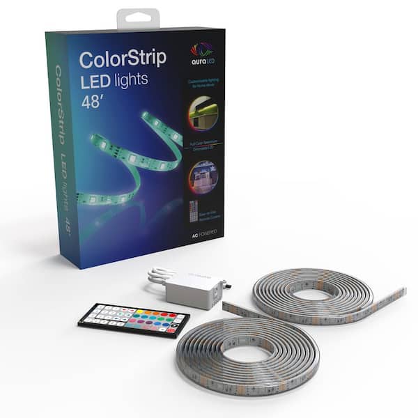 Self-Adhesive Tape LED Strip Light Kit Good Earth Lighting 6 ft White NEW 