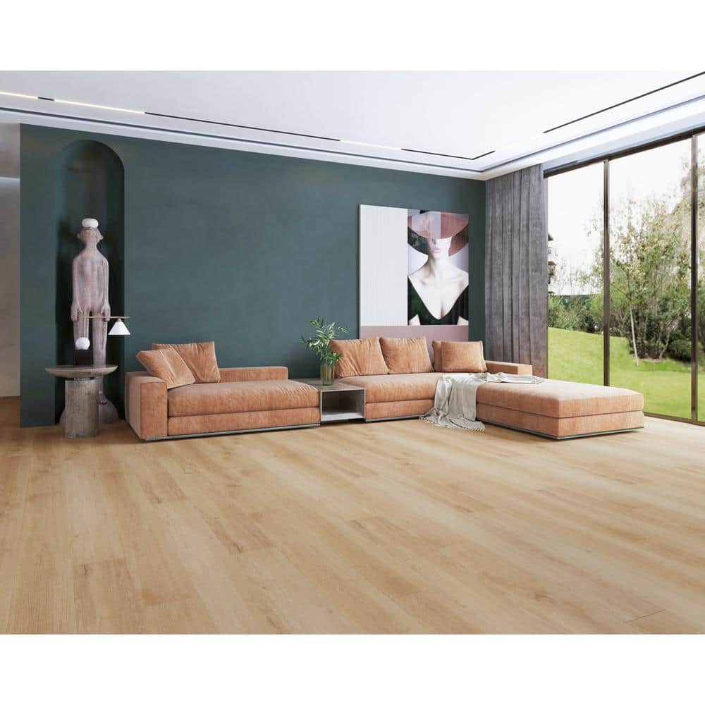 Renegade Tan Extra Long Wide Oak Look Vinyl Plank Flooring
