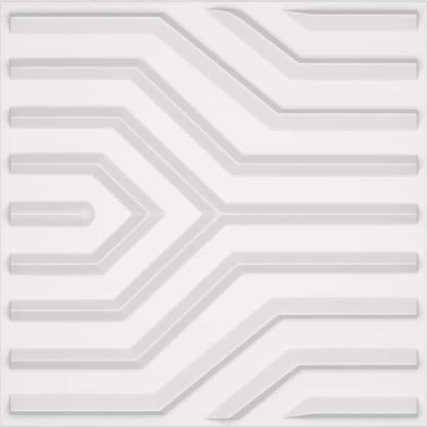 19.7 in. x 19.7 in. Decorative PVC 3D Wall Panels Hypnos Wall Design