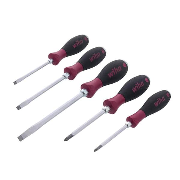 MicroFinish XHeavy Duty Slotted and Phillips Screwdriver Set (5-Piece)