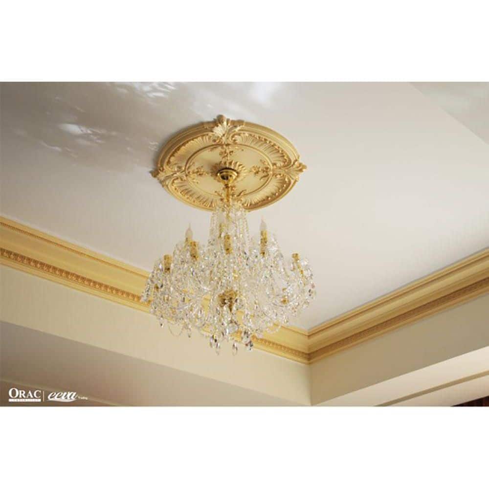 White Polyurethane Crown Moulding 78in Long
