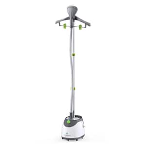 High-Powered Standing Fabric Steamer with Garment Hanger and Fabric Steamer. 