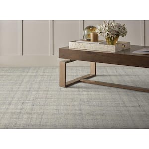 Surface - Mountain - Beige 15 ft. 59.72 oz. Wool Texture Installed Carpet