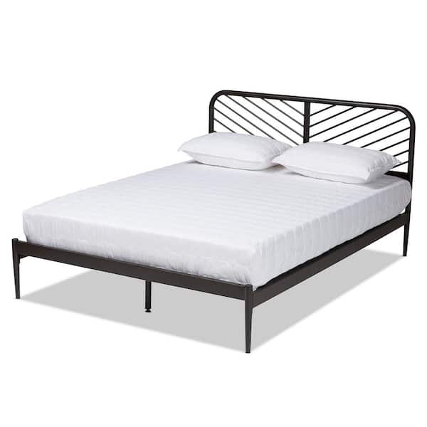 Baxton Studio Dora Black Full Platform Bed