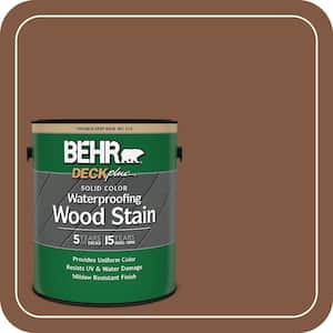 1 gal. #SC-110 Chestnut Solid Color Waterproofing Exterior Wood Stain