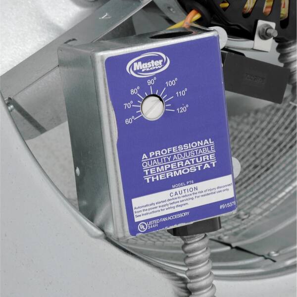 Master Flow 1000 CFM Brown Power Roof Mount Attic Fan ERV4BR - The Home  Depot