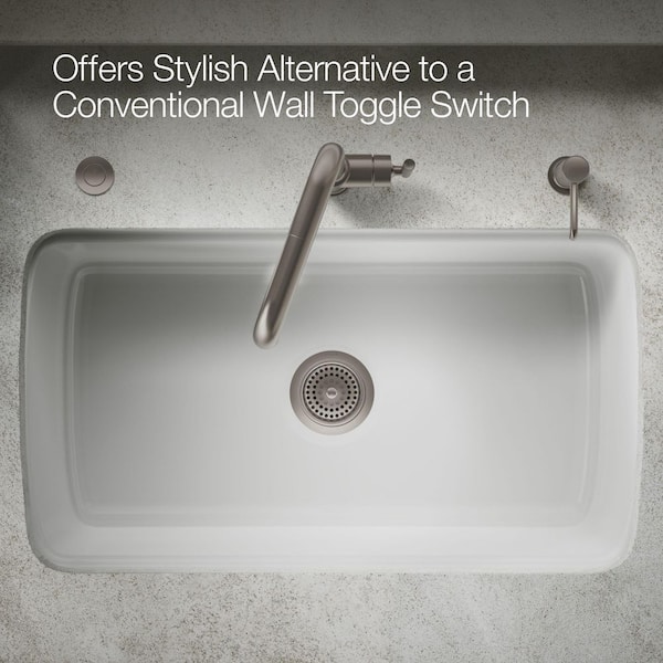 gu(゜∇^d)!! KOHLER Garbage Disposal Air Switch Kit in Vibrant Stainless 35724