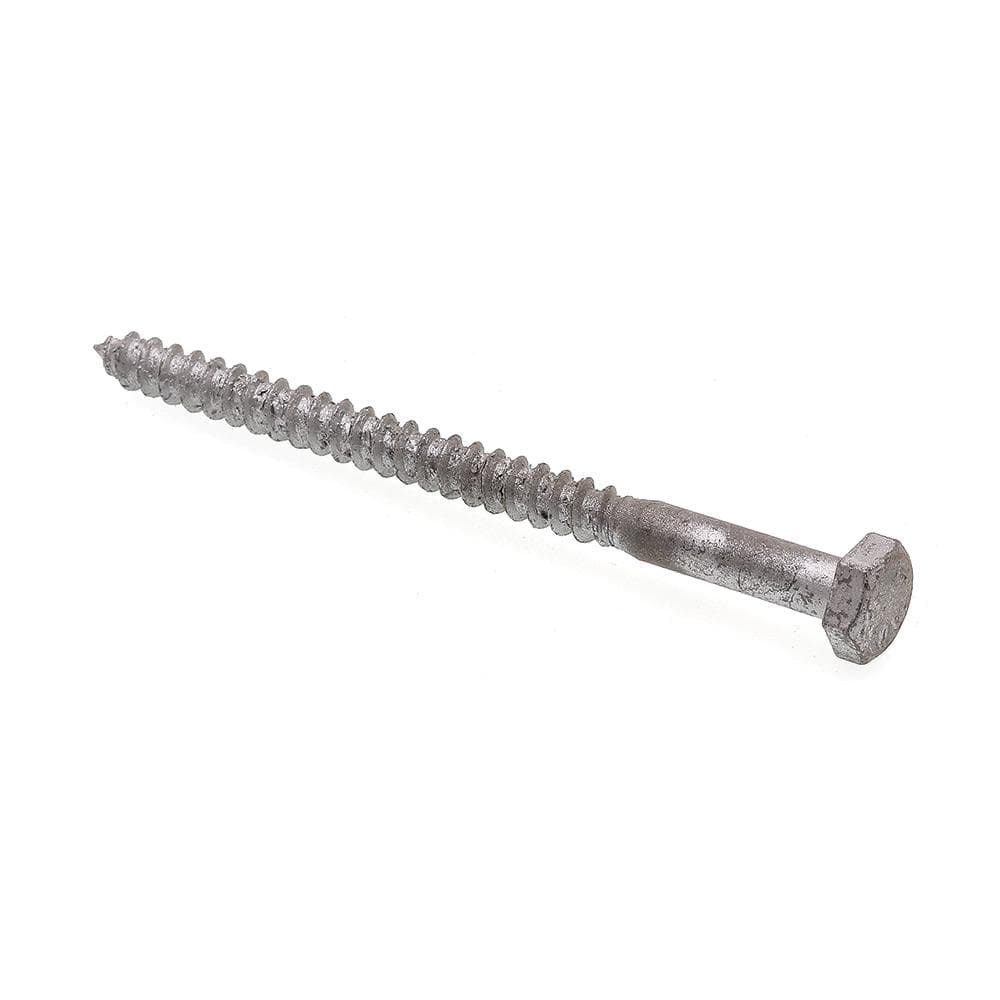 1/4 in. x 3-1/2 in. A307 Grade A Hot Dip Galvanized Steel Hex Lag Screws (25-Pack) price history on PriceWatchPro