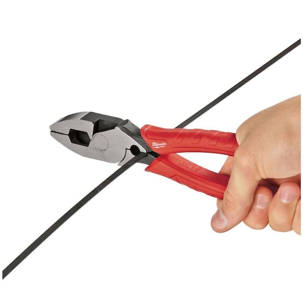 Milwaukee 9 in. High Leverage Lineman's Pliers with Crimper 48-22