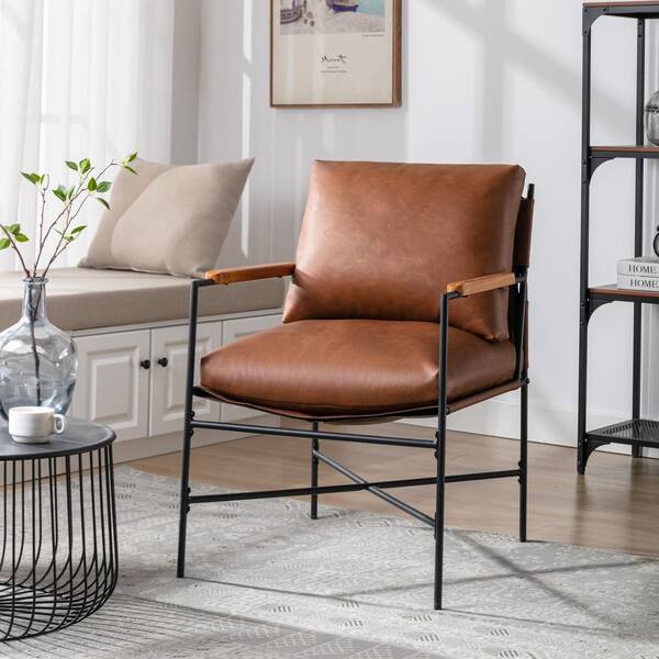 metal arm accent chair