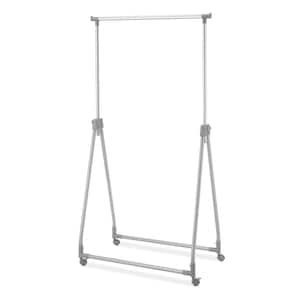 Chrome Metal Clothes Rack 34 in. W x 66 in. H