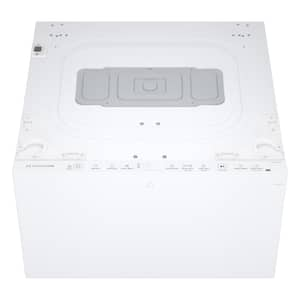 LG 27 in. 1 cu. ft. Laundry Pedestal Washer with Slim DD Motor in White  WD300CW - The Home Depot