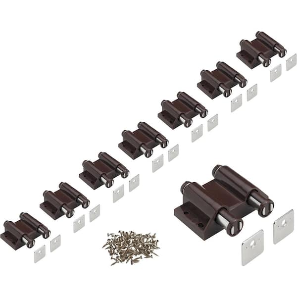 Everbilt Brown Double Magnetic Touch Door Latch (12-Pack) 9266793 - The  Home Depot