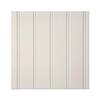 EUCATILE 3/16 in. x 32 in. x 48 in. White True Bead Wainscot Panel 975-891  - The Home Depot