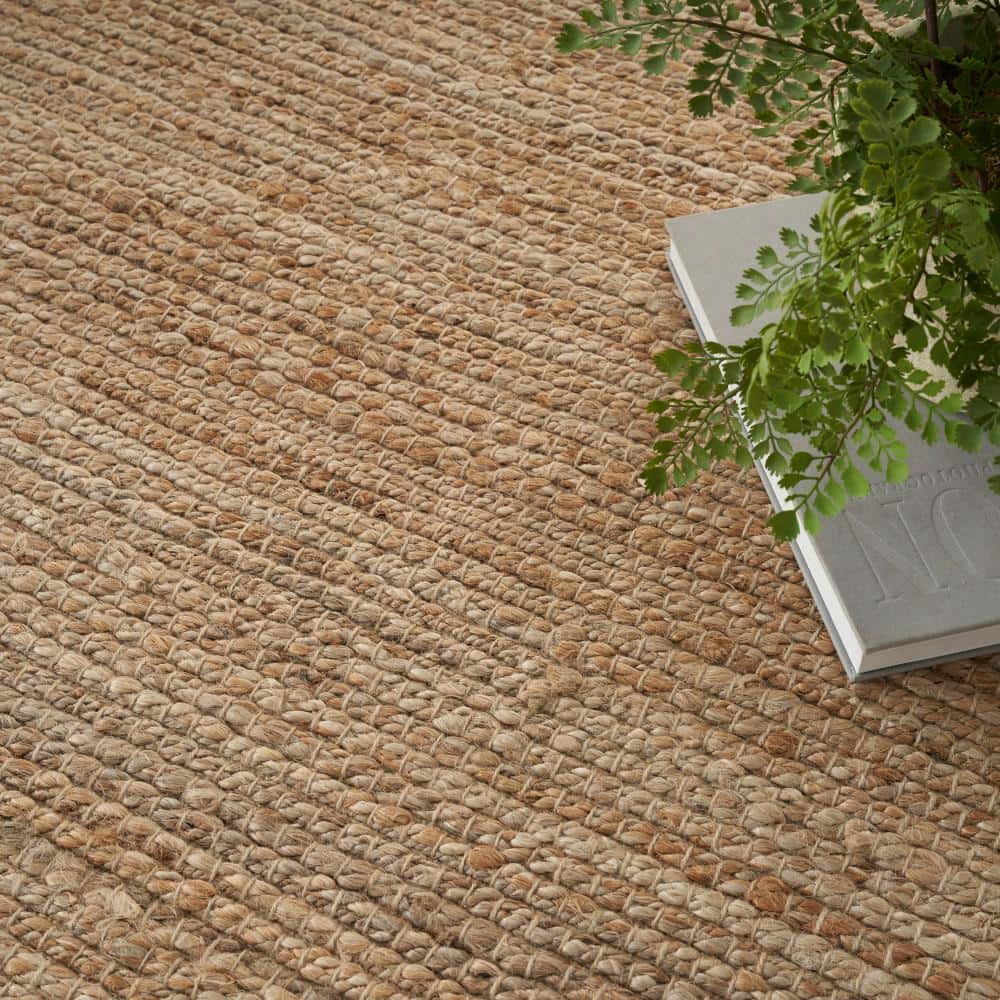 Natural Jute Flatwoven 8' x 10' Reversible Area Rug