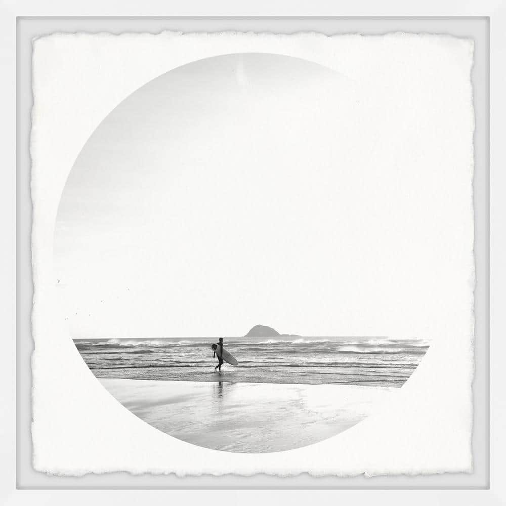 Walk Into the Ocean by Marmont Hill Framed Nature Art Print 32 in. x 32 in.