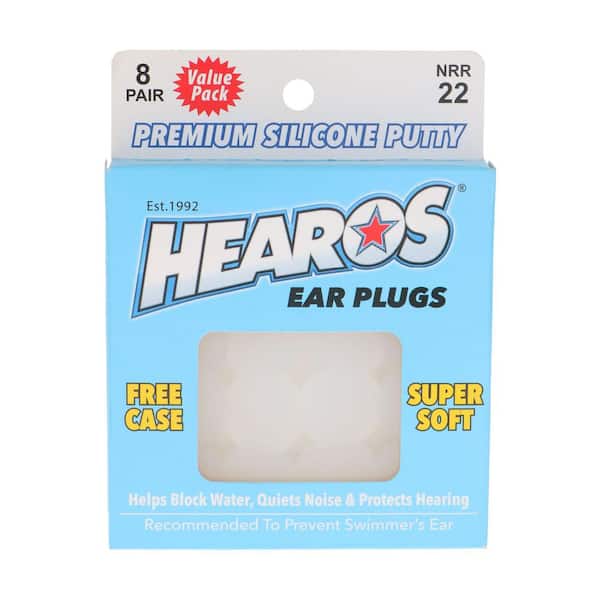 Silicone Putty Ear Plugs-6 Pack (48 Total Pairs)