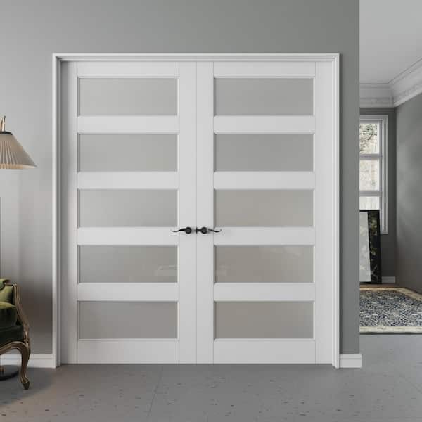 Frosted Glass - French Doors - The Home Depot