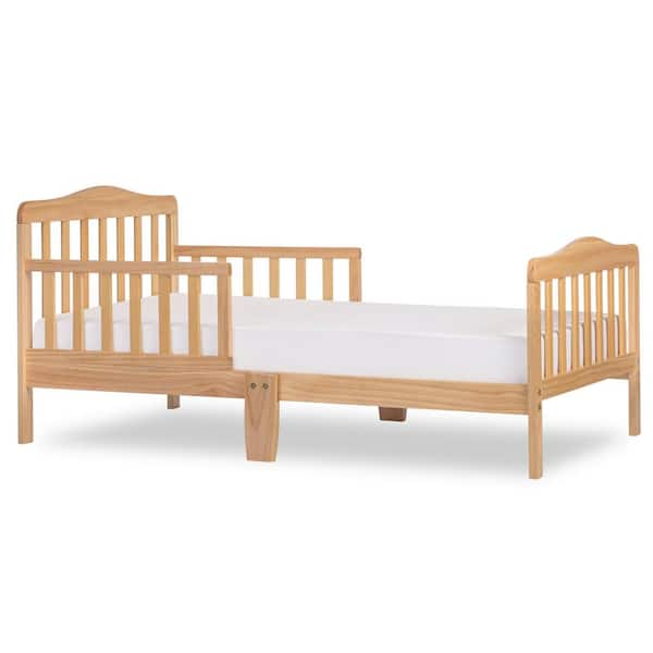 Dream On Me Classic Design Natural Toddler Bed 624 N The Home Depot