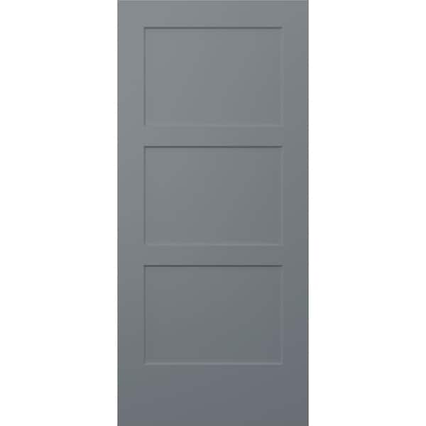 JELD-WEN 36 in. x 80 in. Birkdale Stone Stain Smooth Hollow Core Molded Composite Interior Door Slab
