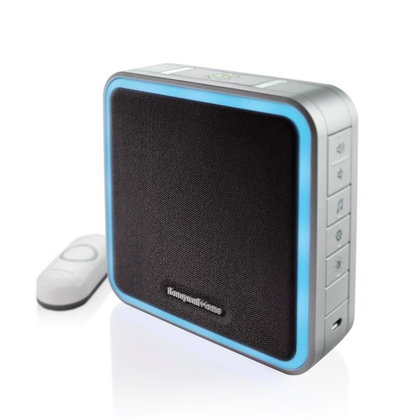 Honeywell Home Series 9 Portable Wireless Doorbell with Halo Light and Push Button