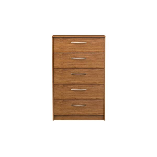 Homestar Oriole 5-Drawer Bank Alder Chest