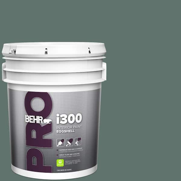 BEHR PRO 5 gal. #PPU12-17 Cameroon Green Eggshell Interior Paint