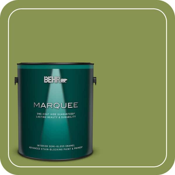 BEHR MARQUEE 1 gal. #410D-5 Scotland Isle Semi-Gloss Enamel Interior Paint & Primer