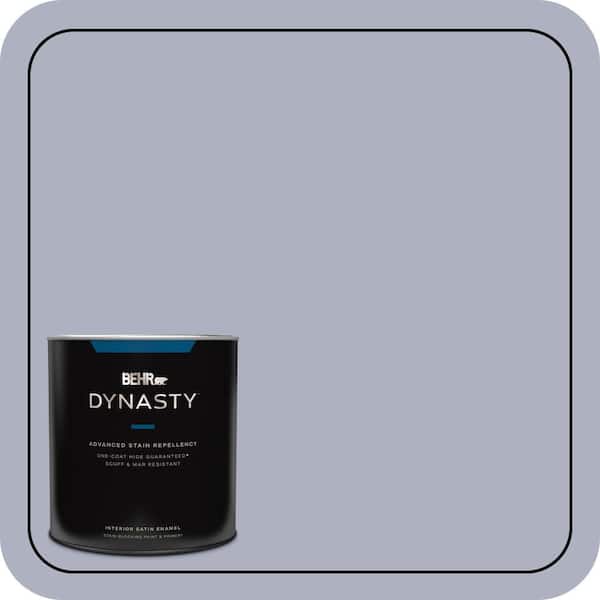 BEHR DYNASTY 1 qt. #S550-3 Chivalrous One-Coat Hide Satin Enamel Interior Stain-Blocking Paint and Primer