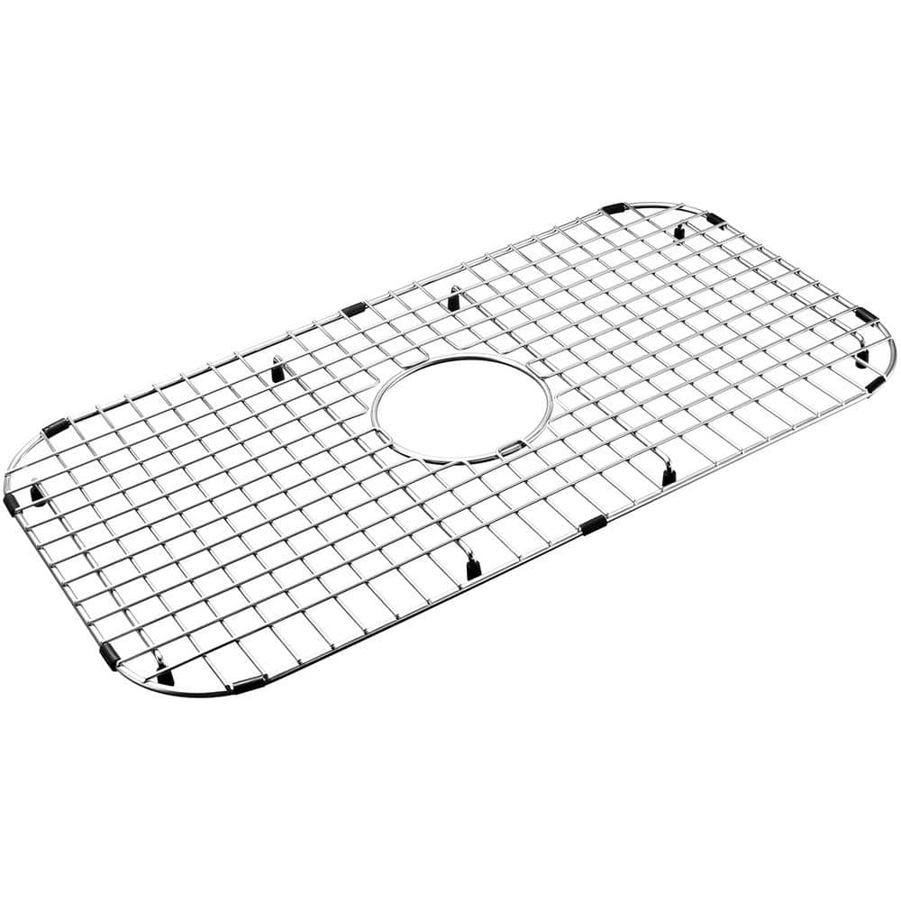 SERENE VALLEY 25.98 in. x 13.98 in. Center Drain Heavy-Duty Stainless ...