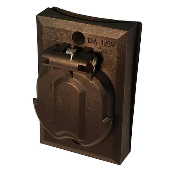 Design House Black Replacement Electrical Outlet for Lamp Posts