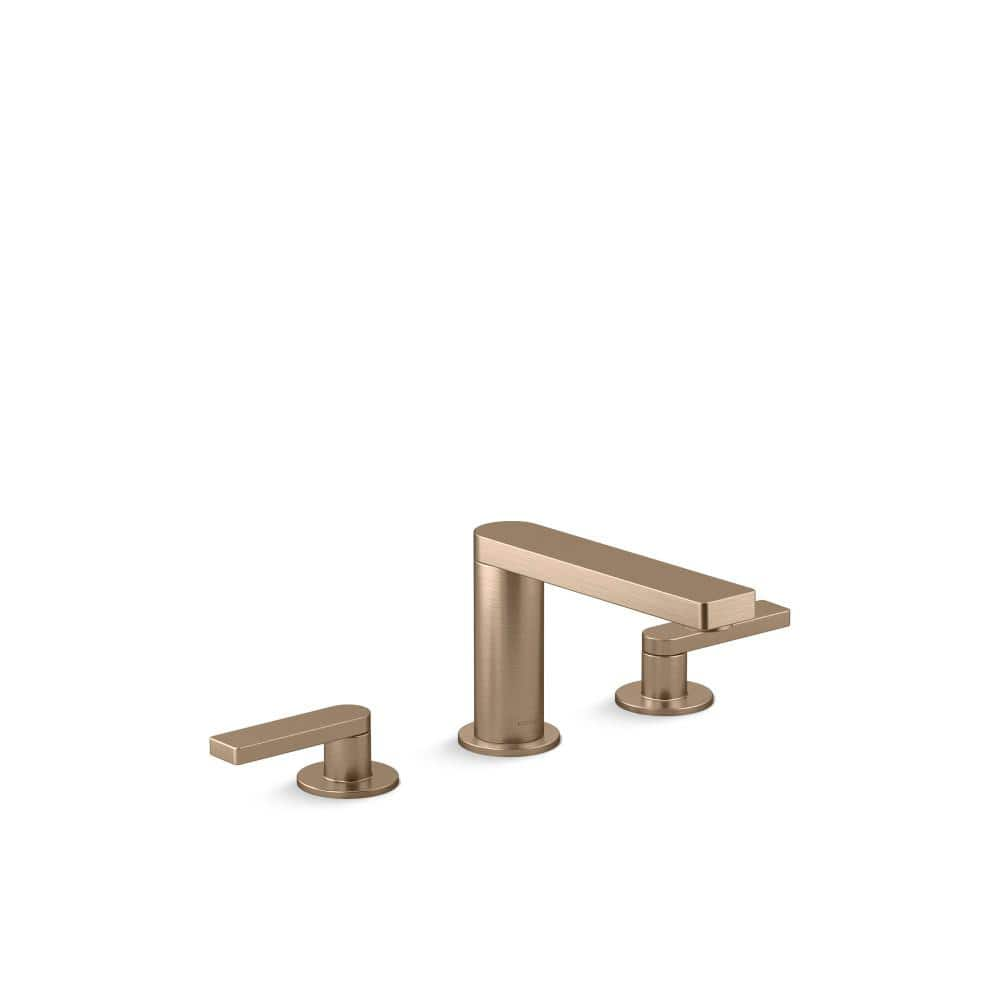 Kohler Composed Widespread Double Handle 12 Gpm Bathroom Sink Faucet With Lever Handles In 6063