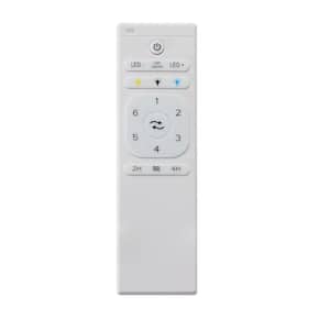 Hand-Held Ceiling Fan Remote Control System with Receiver and Wall Holder