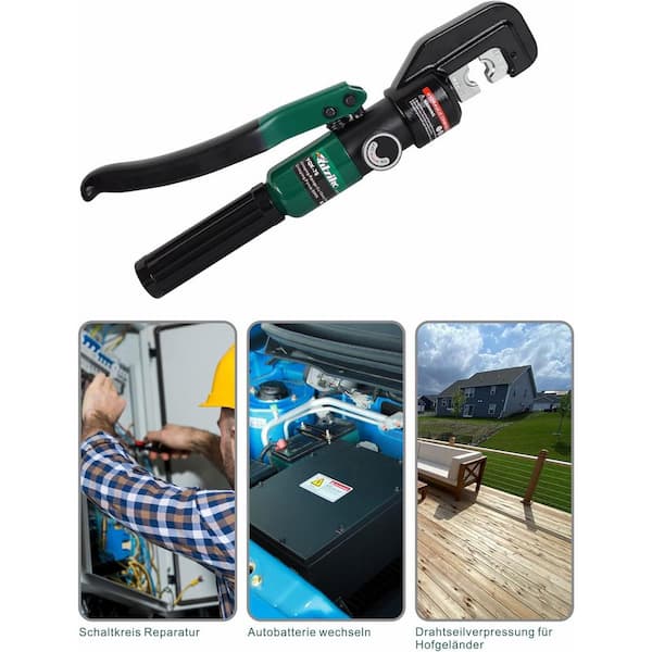 TooTaci Hydraulic Crimping Tool Kit - Crimper Crimping Tool With 9 - View #7