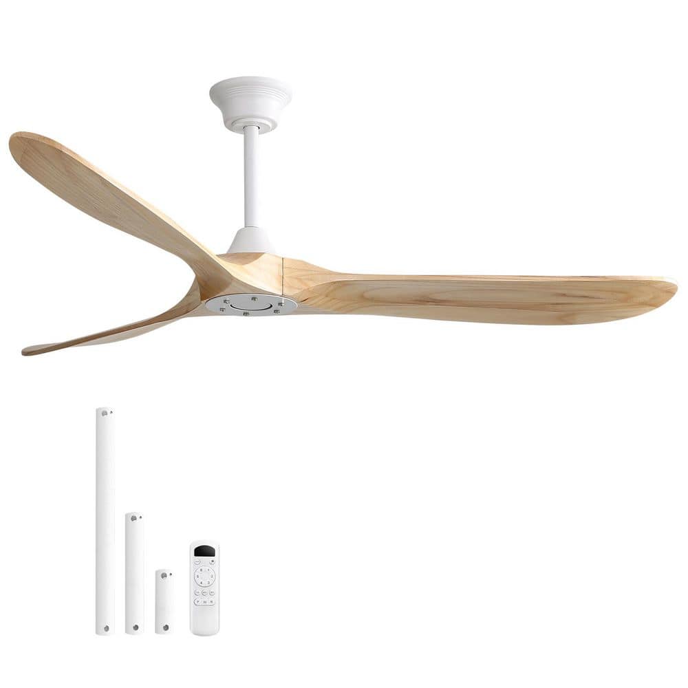 60 in. Indoor/Outdoor White Ceiling Fan without Light for Bedroom or Living Room price history on PriceWatchPro