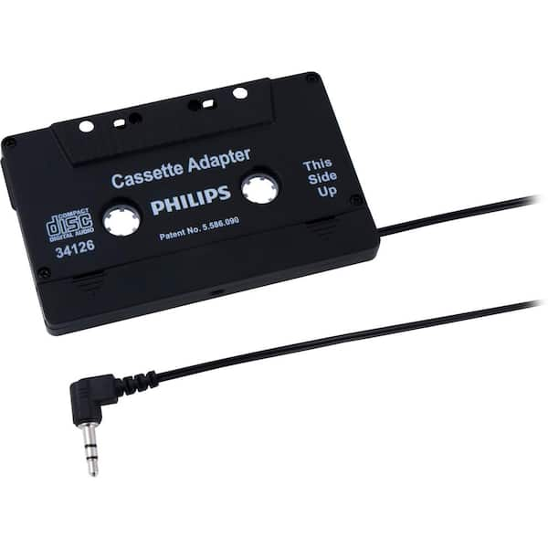 Philips Universal 3.5mm Audio Adapter, Car Cassette to Headphone