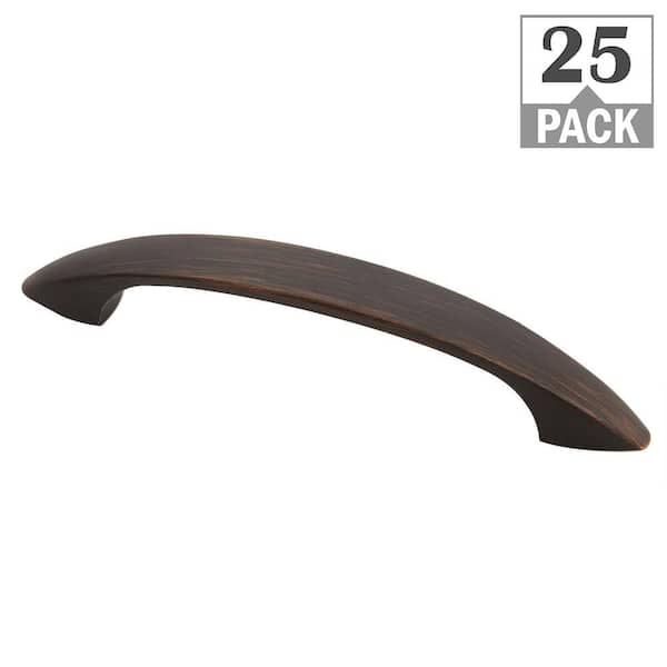 Everbilt 3 in. (76 mm) Oil Rubbed Bronze Bow Drawer Center-to-Center Pull (25-Pack)