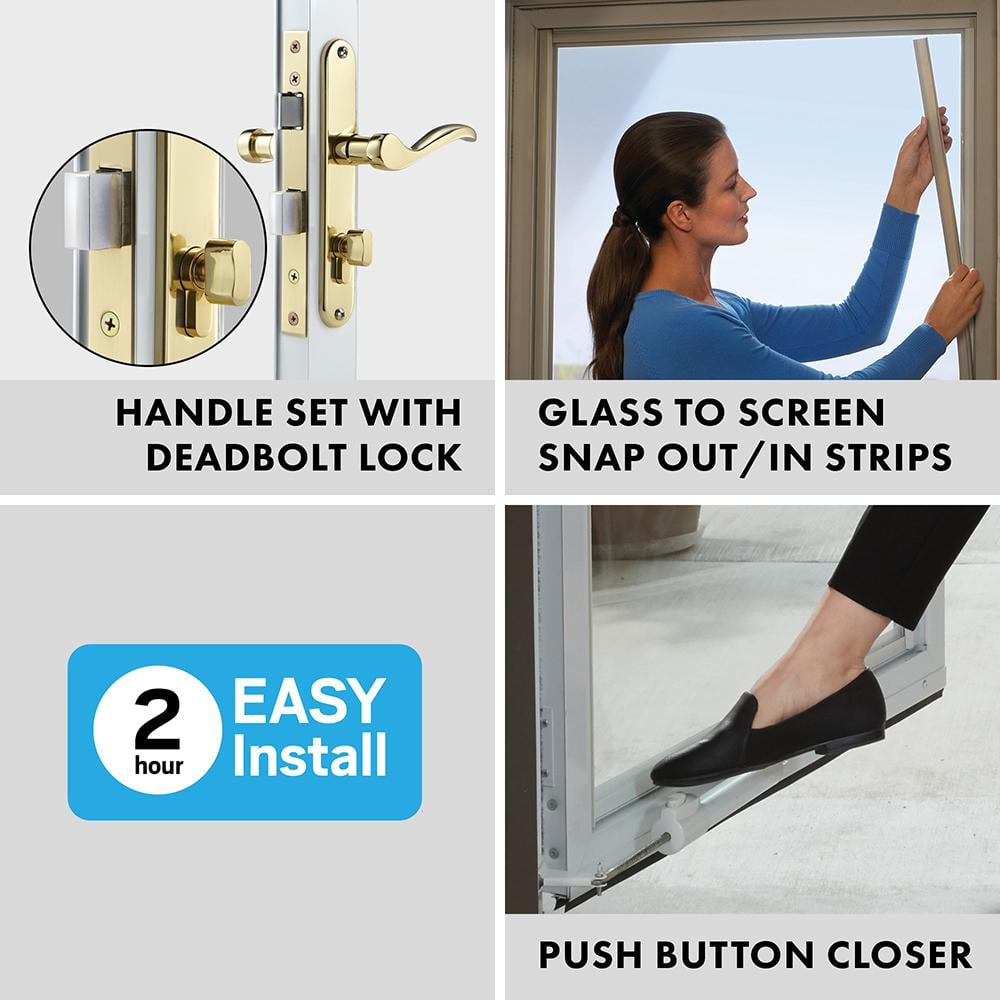 Buy 2000 Series Full View Interchangeable Aluminum Storm Door Online At ...