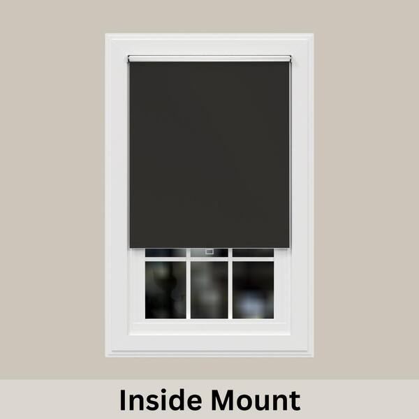 iFit Cut-to-Width 55 in. W x 73 in. L Black Cordless Blackout