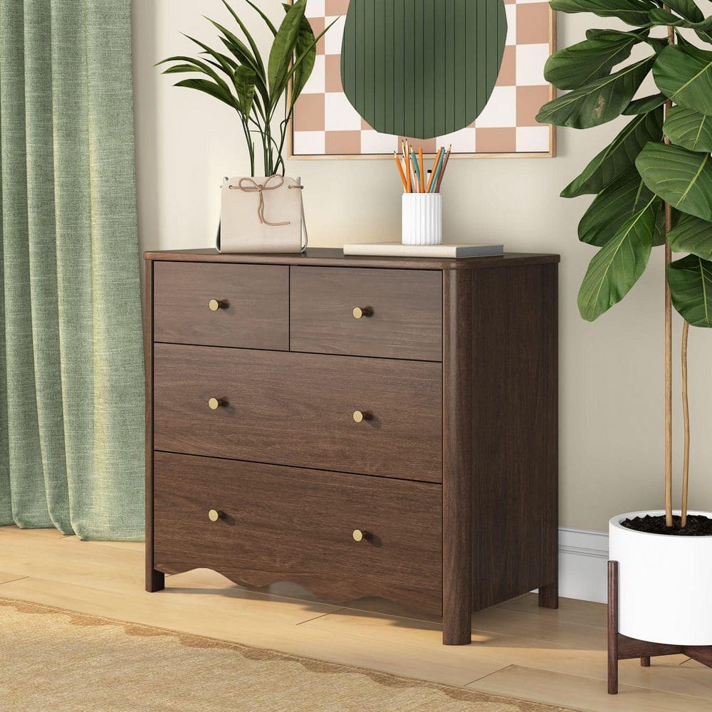 4 drawer dresser short Stella White 4 Drawer Dresser