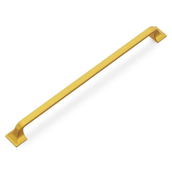 Reviews for HICKORY HARDWARE Forge 12 in. (305 mm) Brushed Golden Brass  Cabinet Drawer and Door Pull