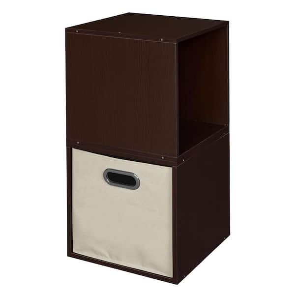 Niche 26 in. H x 13 in. W x 13 in. D Wood 2- Cube Organizer
