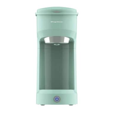 1-Cup Retro Coffee Maker in Mint Green