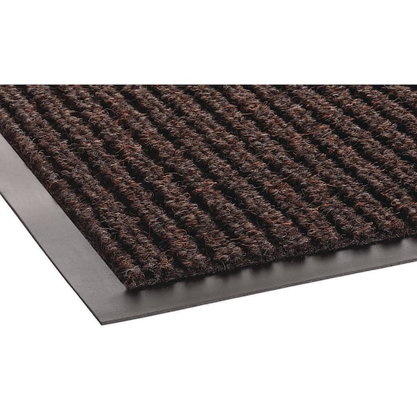 Needle Rib Wipe and Scrape Mat, Polypropylene, 36 x 60, Brown Needle Rib Wipe and Scrape Mat, Polypropylene, 36 x 60, Brown