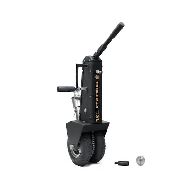 XL Manual or Drill-Powered Trailer Dolly for Moving, Parking, and Steering Trailers up to 10,000 lbs. Easily
