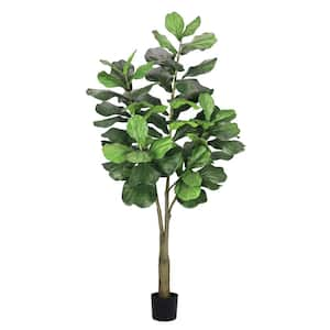 6ft Artificial Fiddle Leaf Fig Tree in Pot