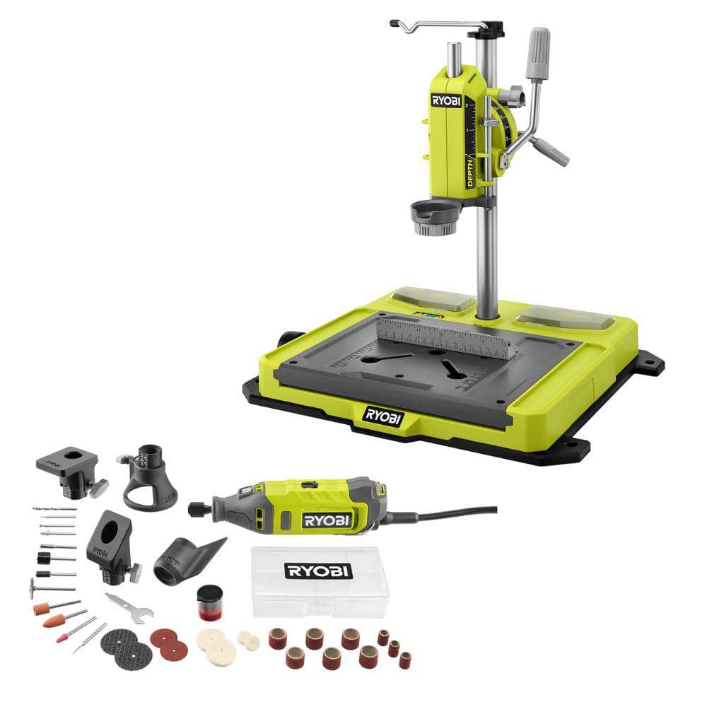 RYOBI Hobby Station with 1.4 Amp Corded Rotary Tool RHS01RRT200 The