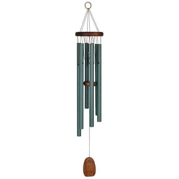WOODSTOCK CHIMES Signature Collection, Pachelbel Canon Chime, 32 in. Green Wind Chime